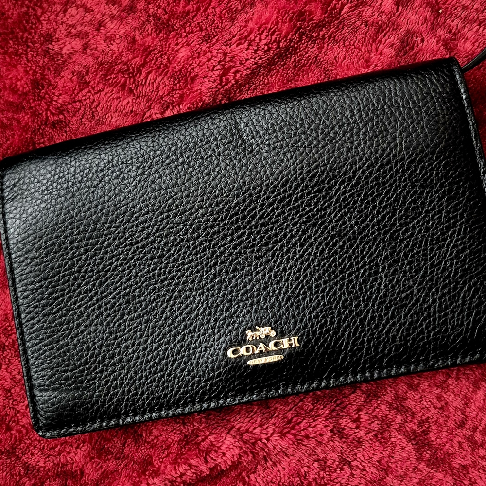 Coach Black Leather Purse
